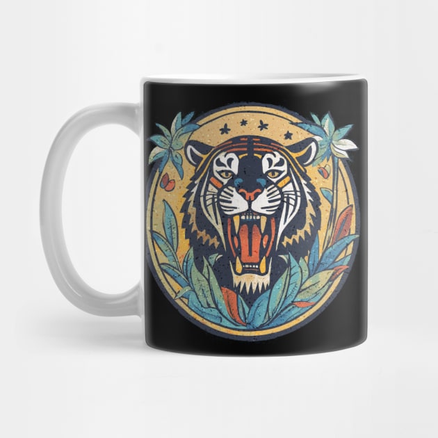 Tiger Tiger Burning Bright by Midcenturydave